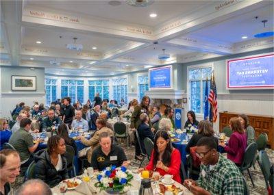 Guests at the Veterans Day Breakfast