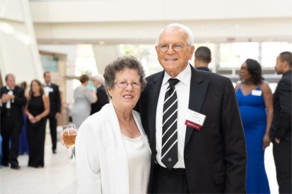 Earl and Donnalee Holton at a black tie event in the DeVos Place