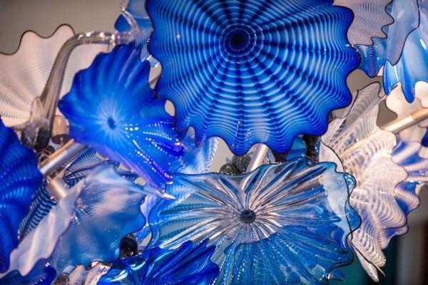 Chihuly glass sculpture.