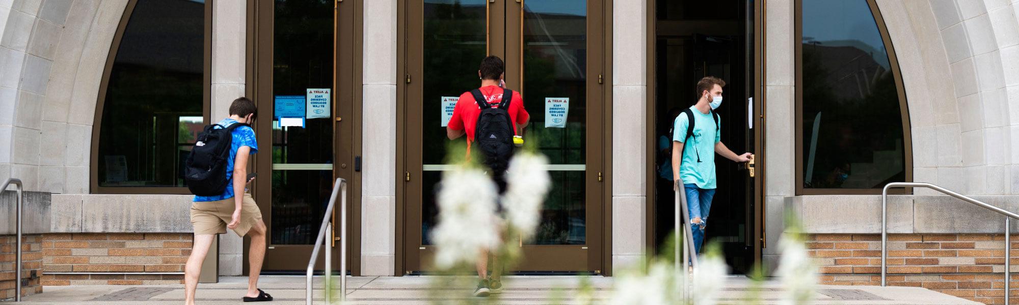 Entrance to Seidman College of Business