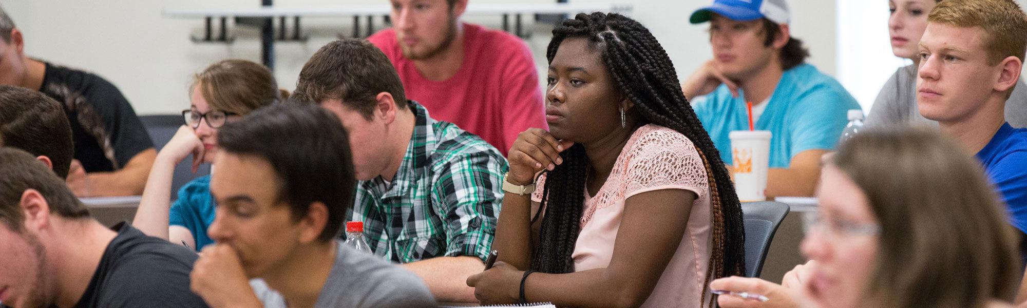 Students in lecture.