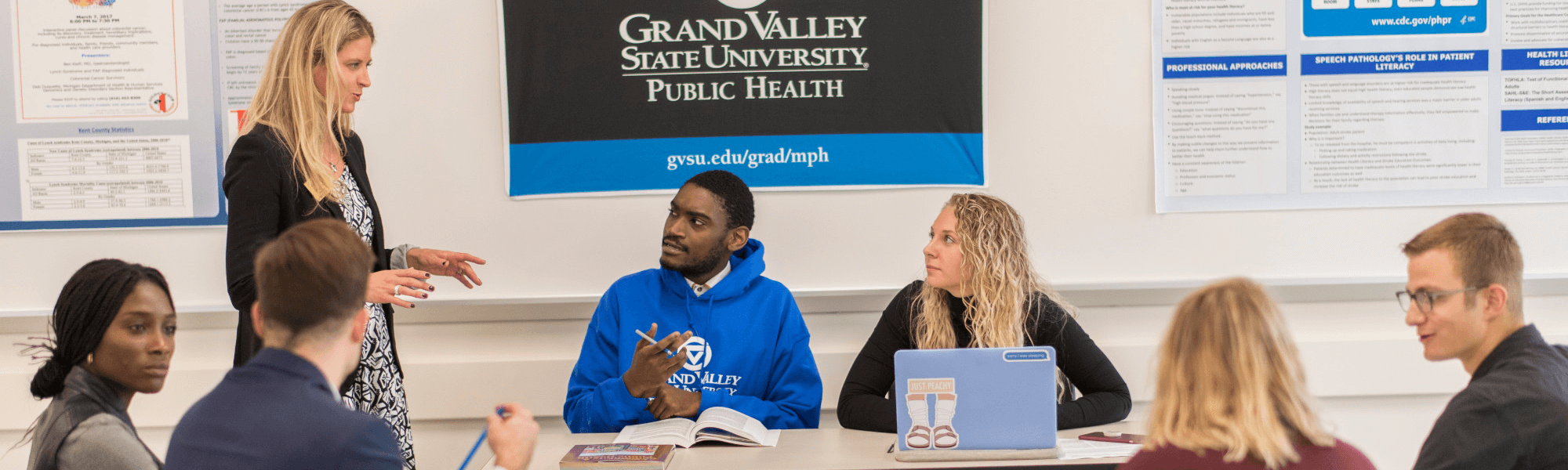 A GVSU public health class in session.